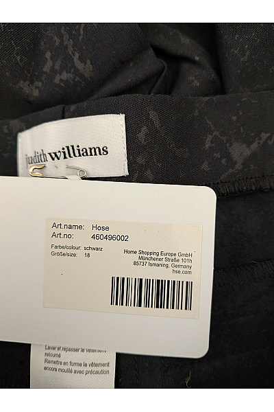 Judith Williams Černé elegantní kalhoty s vysokým pasem Vel. UK 18 | Judith Williams | obrázek 9