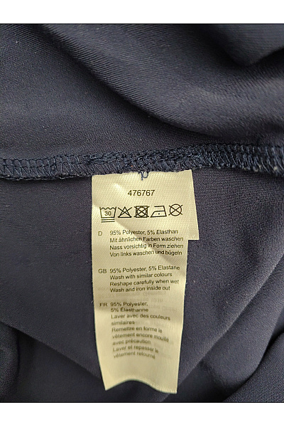 COUTURE LINE Modré široké kalhoty s kapsami Velikost IT 52 | COUTURE LINE | obrázek 9