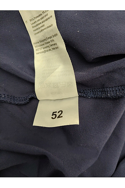 COUTURE LINE Modré široké kalhoty s kapsami Velikost IT 52 | COUTURE LINE | obrázek 10