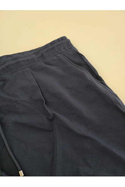 fiora blue Modré volnočasové kalhoty s kapsami a pružným pasem Velikost DE 52 | fiora blue | obrázek 5