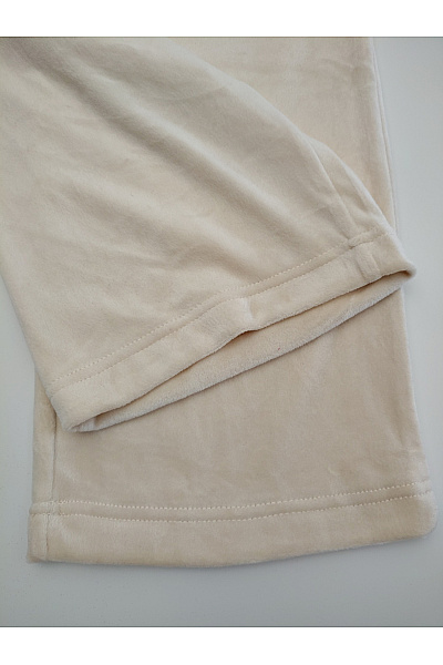 HELENA VERA Béžový dámský domácí komplet oversized volný Vel. 48 | HELENA VERA | obrázek 4