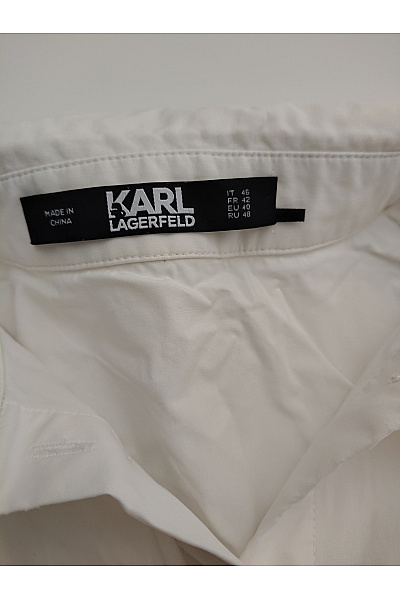 Karl Lagerfeld Béžová bavlněná košile oversized Velikost EU 40 | Karl Lagerfeld | obrázek 6