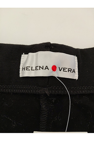 HELENA VERA Černé elegantní společenské kalhoty s vysokým pasem Velikost DE 21 | HELENA VERA | obrázek 5