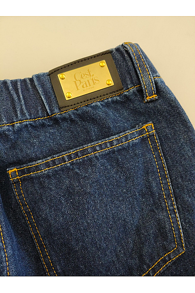 C'est tout Dámské bavlněné džíny s vysokým pasem wide leg Vel. DE 38 | C'est tout | obrázek 4