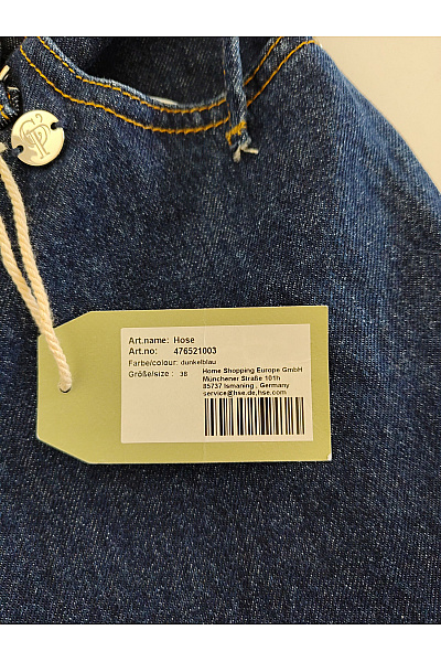 C'est tout Dámské bavlněné džíny s vysokým pasem wide leg Vel. DE 38 | C'est tout | obrázek 8