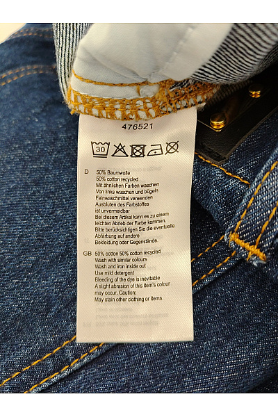 C'est tout Dámské bavlněné džíny s vysokým pasem wide leg Vel. DE 38 | C'est tout | obrázek 9