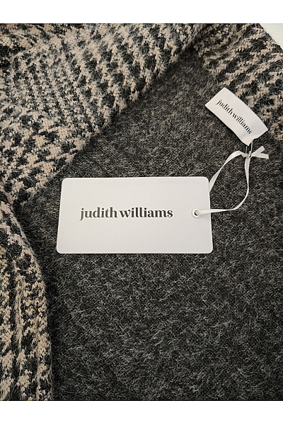Judith Williams Dámský kostkovaný kabát dlouhý elegantní podzimní Vel. DE 44 | Judith Williams | obrázek 6