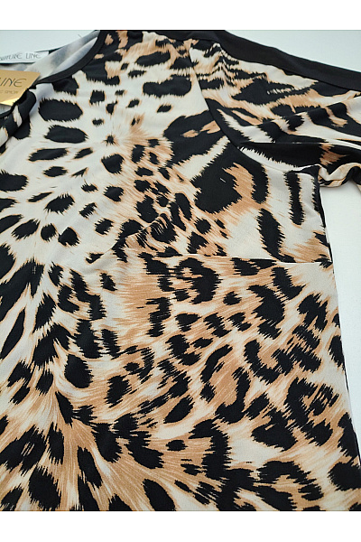 COUTURE LINE Dámské tričko s leopardím vzorem a tříčtvrtečním rukávem Velikost DE 46 | COUTURE LINE | obrázek 7