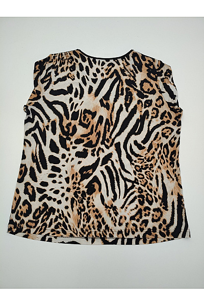 COUTURE LINE Dámské tričko s leopardím vzorem a tříčtvrtečním rukávem Velikost DE 46 | COUTURE LINE | obrázek 9