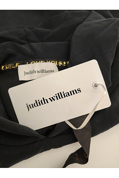 Judith Williams Černá dámská mikina s kapucí a potiskem Vel. DE 40 | Judith Williams | obrázek 6