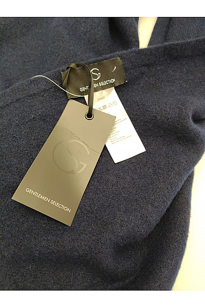 GENTLEMEN SELECTION Modrá pletená šála | GENTLEMEN SELECTION | obrázek 4