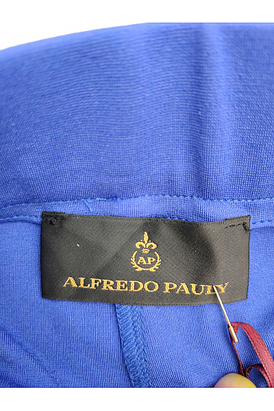 Alfredo Pauly Modré široké kalhoty s vysokým pasem Vel. DE 36 | Alfredo Pauly | obrázek 6