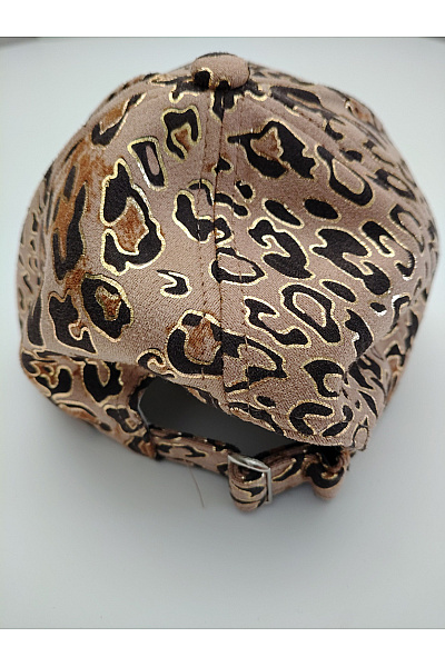 PFEFFINGER Dámská kšiltovka s leopardím vzorem a zlatým metalickým efektem | PFEFFINGER | obrázek 5