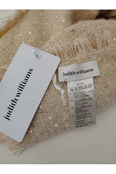 Judith Williams Béžová elegantní šála s flitry | Judith Williams | obrázek 5