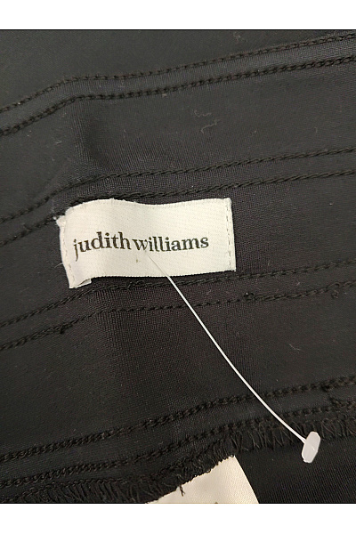 Judith Williams Černé elegantní kalhoty s vysokým pasem a knoflíky Velikost DE 52 | Judith Williams | obrázek 9