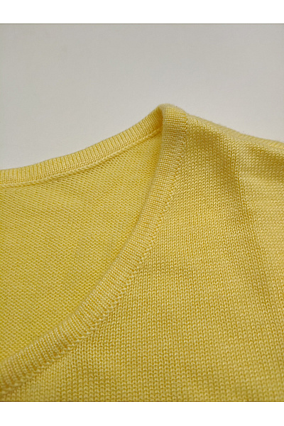THOM By Thomas Rath Žlutý pletený pulovr s třásněmi oversized Velikost DE 44 | THOM By Thomas Rath | obrázek 6