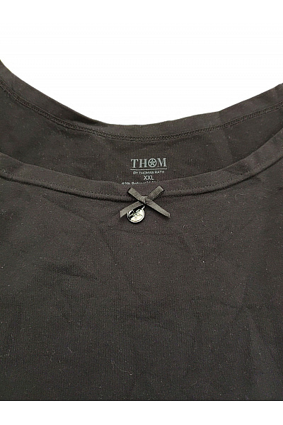 THOM By Thomas Rath Černé dámské basic tílko bez rukávů s kulatým výstřihem Velikost EU XXL | THOM By Thomas Rath | obrázek 4