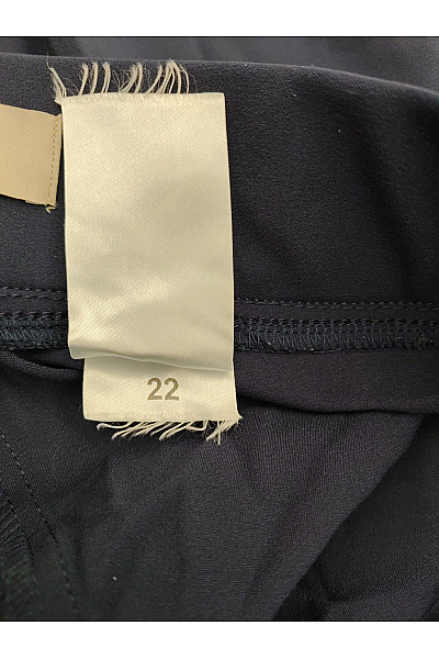Černé široké kalhoty s vysokým pasem Vel. US 22 | Unimoda | obrázek 7