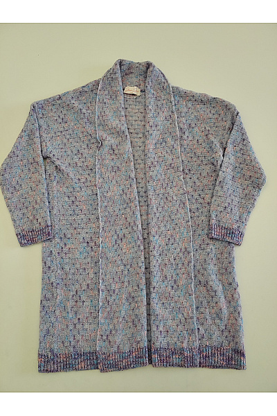 Jana Ina Barevný pletený kardigan se spadlými rameny Vel. DE 38 | Jana Ina | obrázek 2