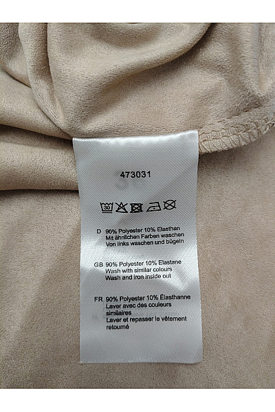 Jana Ina Béžový elegantní kabát s páskem Vel. EU 36 | Jana Ina | obrázek 6