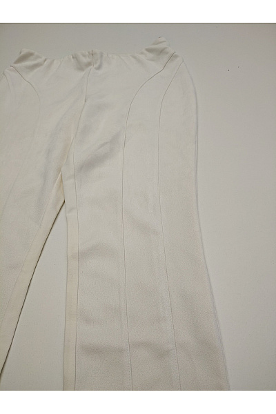 Bílé elegantní cigaretové kalhoty Vel. IT 42 | Unimoda | obrázek 2