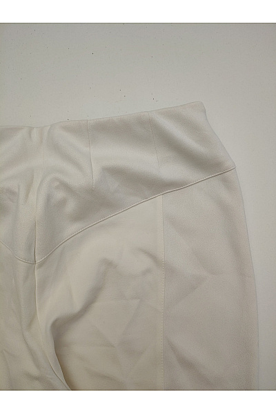 Bílé elegantní cigaretové kalhoty Vel. IT 42 | Unimoda | obrázek 6