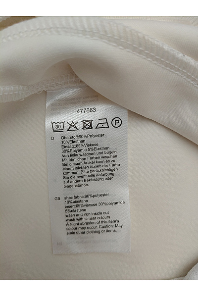Bílé elegantní cigaretové kalhoty Vel. IT 42 | Unimoda | obrázek 7