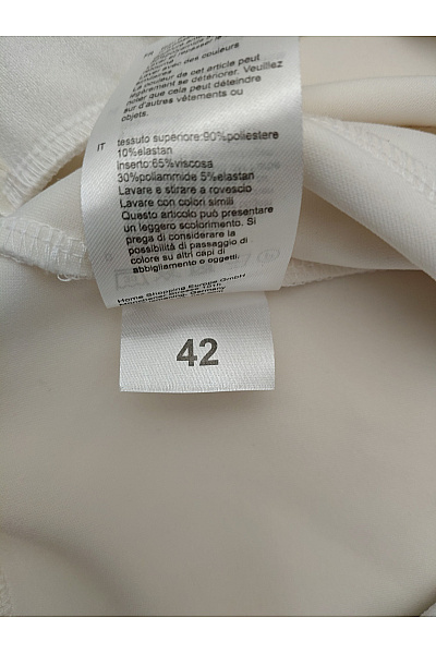 Bílé elegantní cigaretové kalhoty Vel. IT 42 | Unimoda | obrázek 8