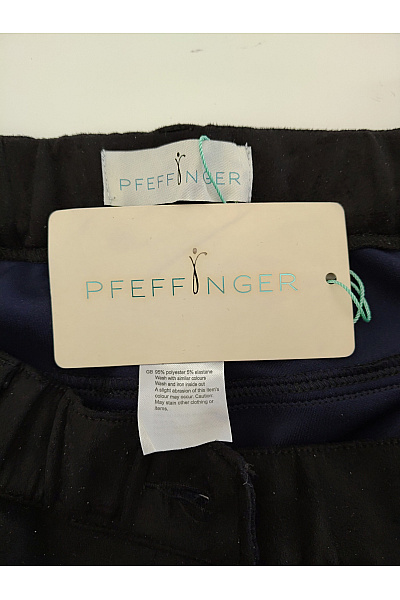 PFEFFINGER Černé dámské kalhoty s kapsami na zip Velikost DE 23 | PFEFFINGER | obrázek 8
