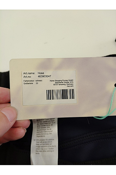 PFEFFINGER Černé dámské kalhoty s kapsami na zip Velikost DE 23 | PFEFFINGER | obrázek 9