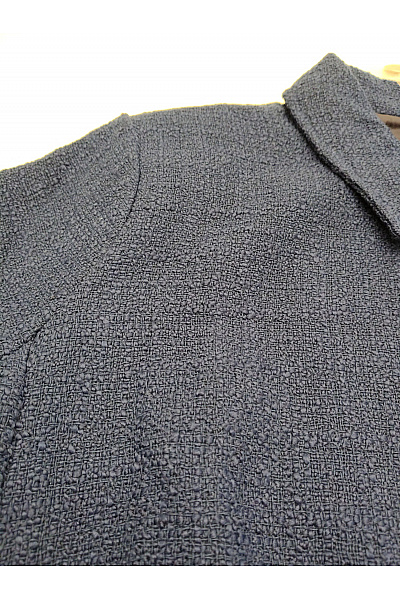 HELENA VERA Modré elegantní business sako se strukturou Vel. EU 50 | HELENA VERA | obrázek 6