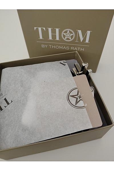 THOM By Thomas Rath Kožený pásek khaki smart casual Vel. DE 38 | THOM By Thomas Rath | obrázek 8