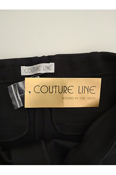 COUTURE LINE Černé elegantní cigaretové kalhoty s vysokým pasem Vel. DE 40 | COUTURE LINE | obrázek 5