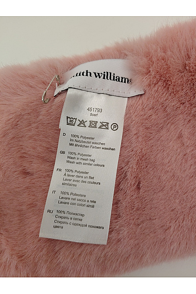 Judith Williams Růžová elegantní chlupatá šála s perlami | Judith Williams | obrázek 4