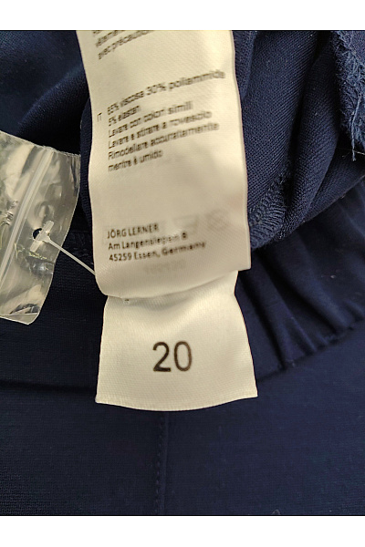 Judith Williams Modré elegantní společenské kalhoty s puky Vel. DE 20 | Judith Williams | obrázek 9