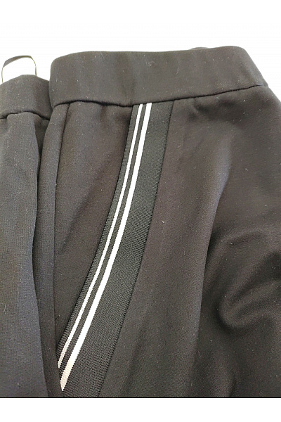 PFEFFINGER Černé elegantní kalhoty s kapsami a lampasem Vel. DE 21 | PFEFFINGER | obrázek 4