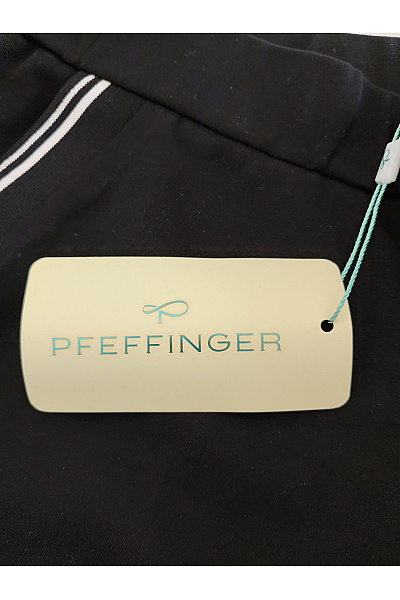 PFEFFINGER Černé elegantní kalhoty s kapsami a lampasem Vel. DE 21 | PFEFFINGER | obrázek 6