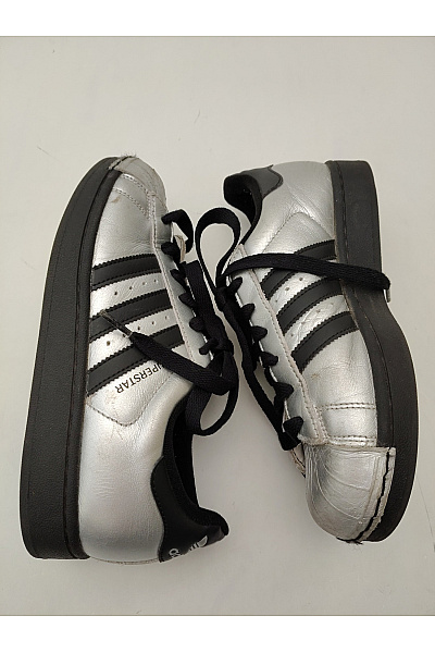 ADIDAS tenisky Superstar Stříbrné Velikost 37 1/2 | ADIDAS | obrázek 8