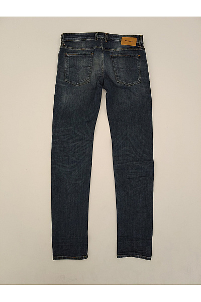 DIESEL Pánské modré bavlněné džíny slim fit seprané Vel. 32 | DIESEL | obrázek 9