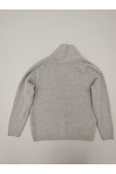 Next Pánský béžový pletený pulovr s límcem a knoflíky Vel. XL | Next | obrázek 8