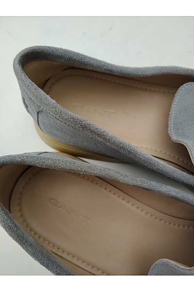 GANT Šedé semišové pánské mokasíny slip-on vycházkové Vel. EU 44 | GANT | obrázek 5