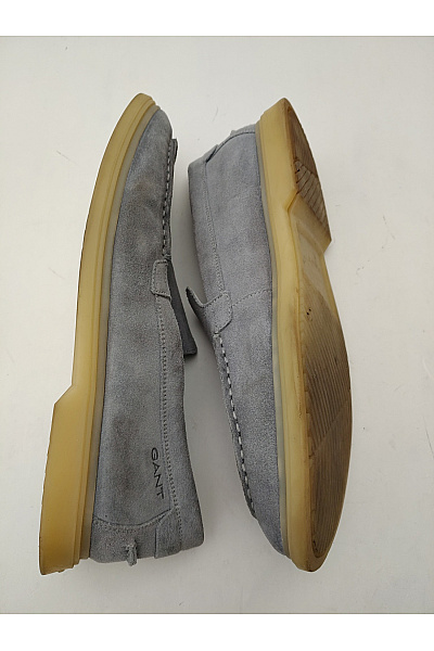 GANT Šedé semišové pánské mokasíny slip-on vycházkové Vel. EU 44 | GANT | obrázek 7