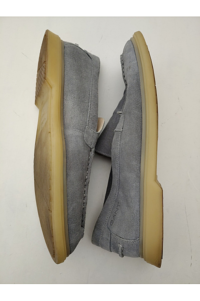 GANT Šedé semišové pánské mokasíny slip-on vycházkové Vel. EU 44 | GANT | obrázek 8