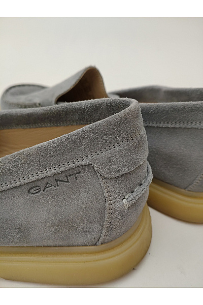 GANT Šedé semišové pánské mokasíny slip-on vycházkové Vel. EU 44 | GANT | obrázek 9