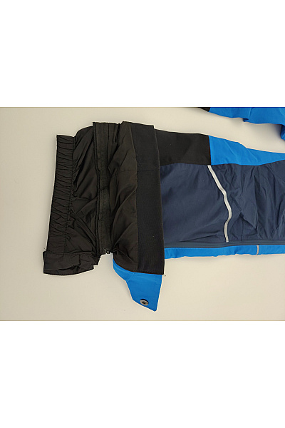 MAUL SPORTS Modré lyžařské kalhoty s kšandami a kapsami na stehnech Vel. EU 48 | MAUL SPORTS | obrázek 5