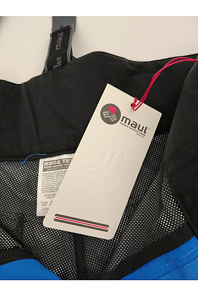 MAUL SPORTS Modré lyžařské kalhoty s kšandami a kapsami na stehnech Vel. EU 48 | MAUL SPORTS | obrázek 7