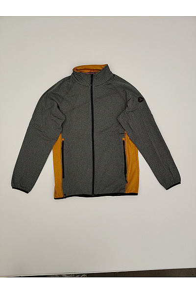 MAUL SPORTS Pánská sportovní mikina na zip se stojáčkem šedá | MAUL SPORTS | obrázek 2