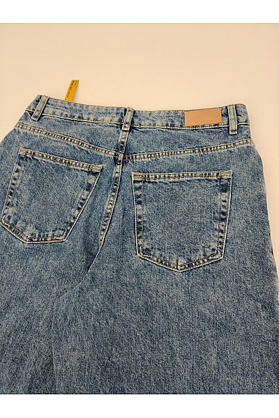 MANGO Dámské modré džíny s vysokým pasem wide leg Velikost EU 40 | MANGO | obrázek 7