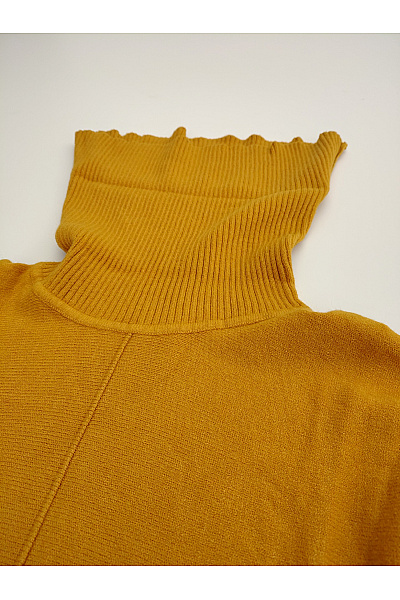C&Jo Žlutý dámský pletený rolák oversized Velikost XXL | C&Jo | obrázek 4