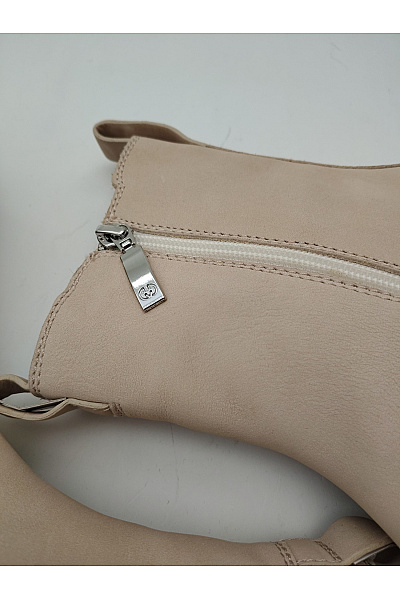 GERRY WEBER Béžové kožené kotníkové boty na zip s vysokou podrážkou Vel. EU 41 | GERRY WEBER | obrázek 9
